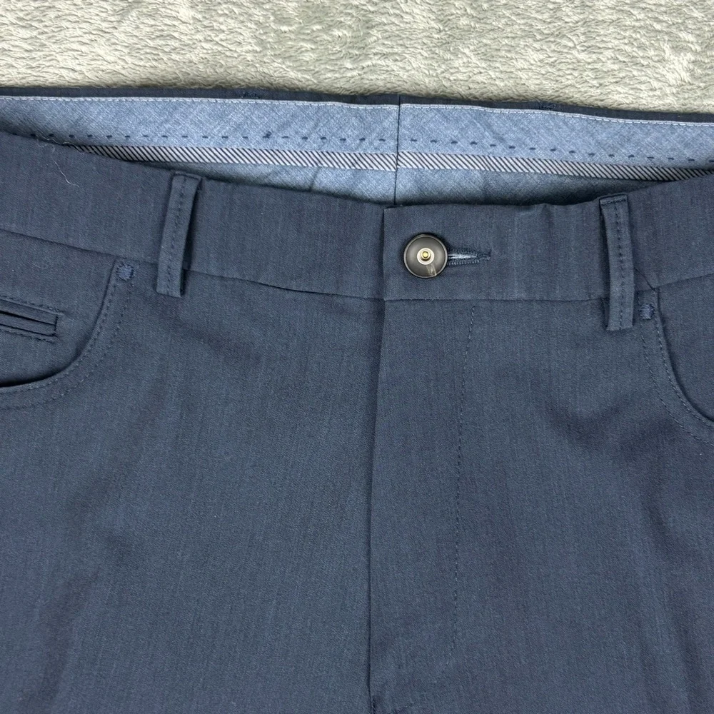 Ballin Pants Men 36 Blue Comfort‎ EZE Commuter Bi-Stretch Modern Connor